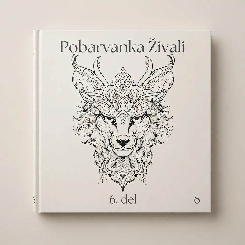 Pobarvanka za odrasle: Živali 6. del