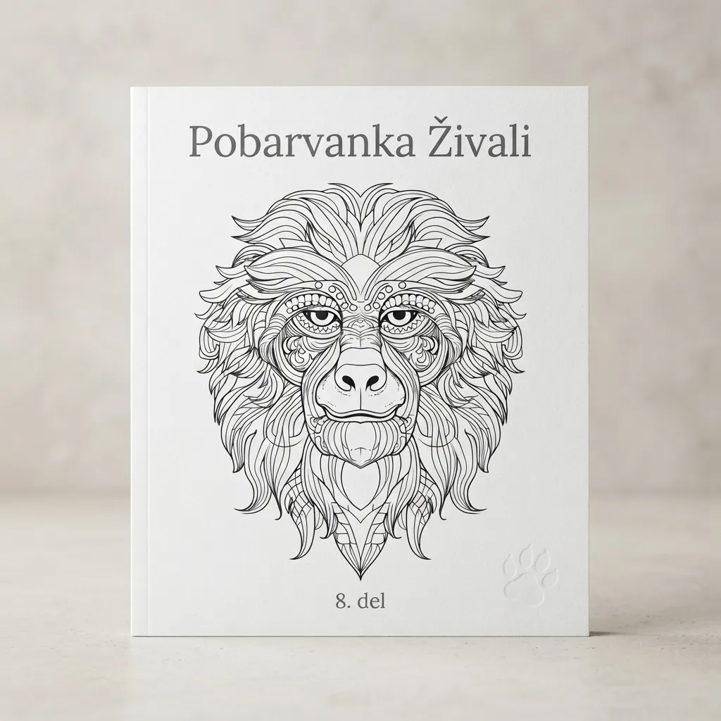 Pobarvanka za odrasle: Živali 8. del