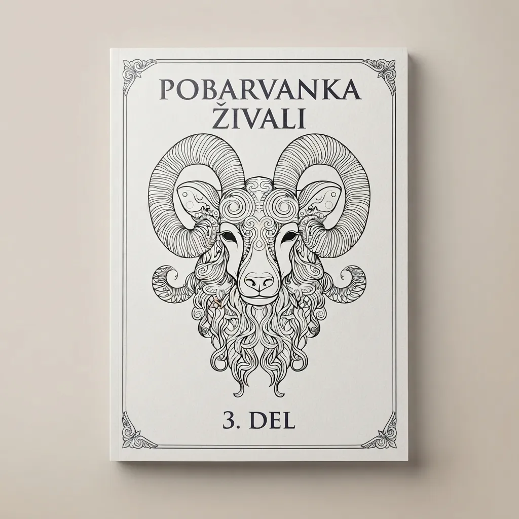 Pobarvanka za odrasle: Živali 3. del