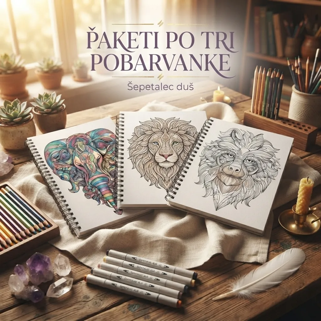 PAKET 3 deli - Začetni ritual miru | 150 strani (1-2-3) - slika 3